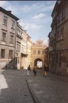 Altstadtgasse mit Grodzka-Tor (Burgtor)
